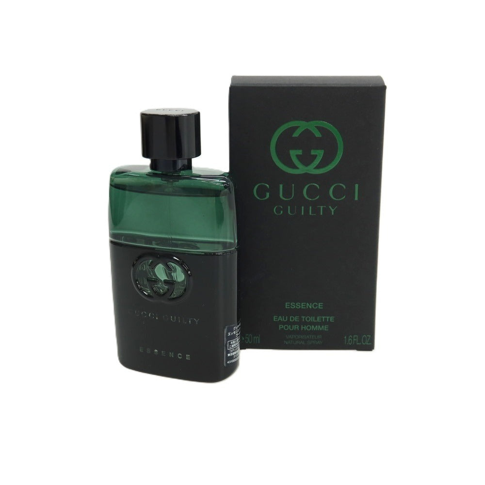 【中古】グッチ GUCCI GUILTY ESSENCE ギルティ エッセンス プールオム オードトワレ 香水 ブラックxグリーン【サイズ50ml】【 状態ランクA 】【 メンズ 】