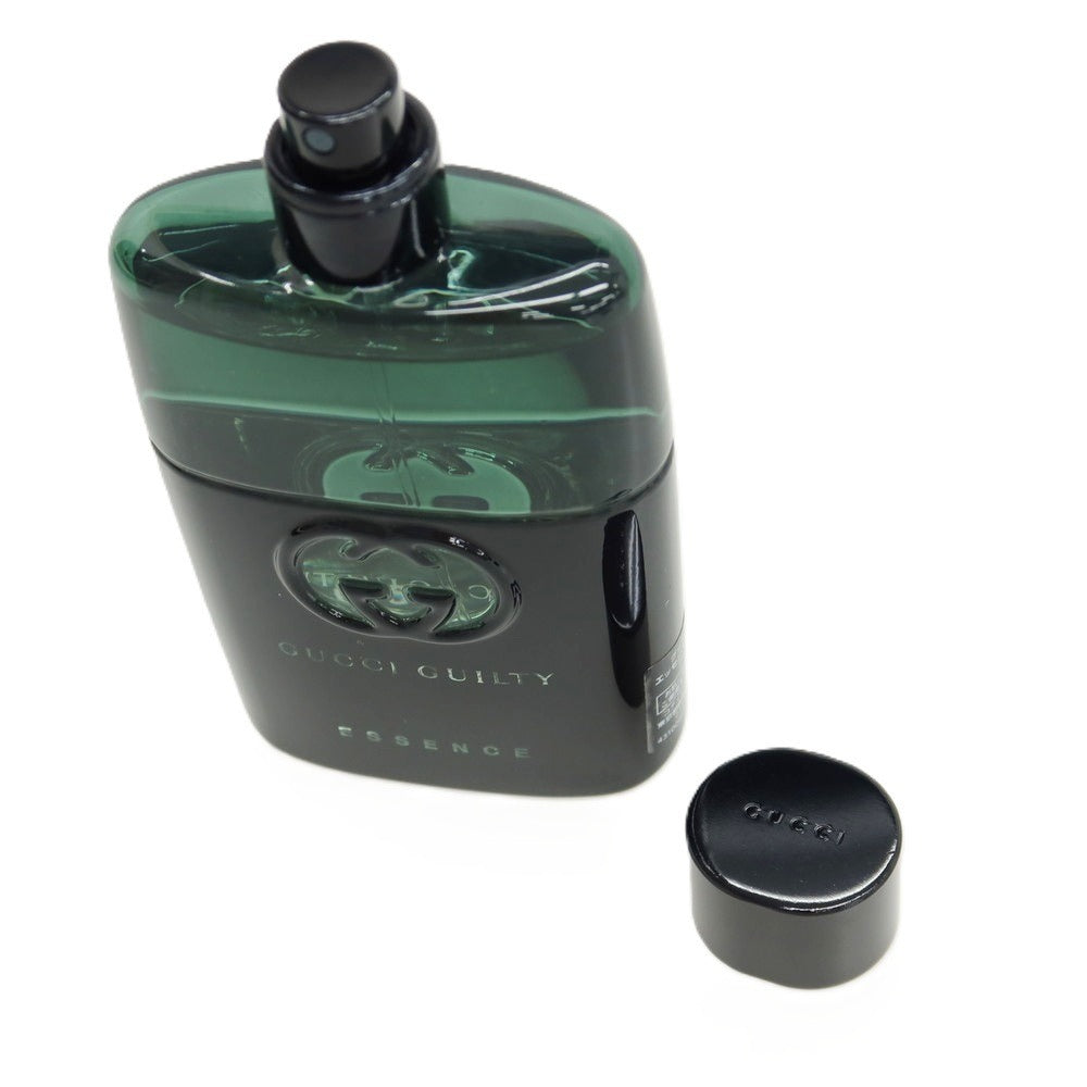 【中古】グッチ GUCCI GUILTY ESSENCE ギルティ エッセンス プールオム オードトワレ 香水 ブラックxグリーン【サイズ50ml】【 状態ランクA 】【 メンズ 】