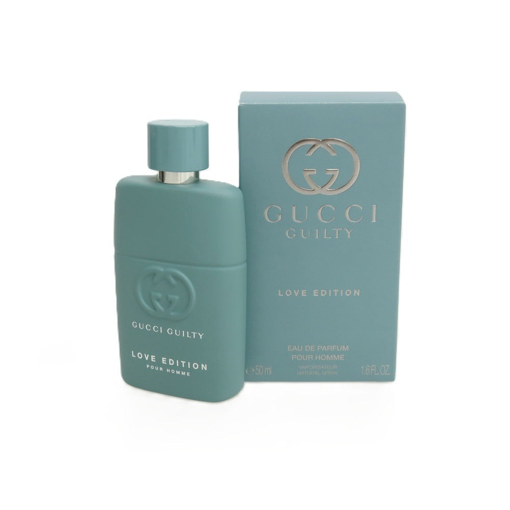 【中古】グッチ GUCCI GUILTY LOVE EDITION ギルティ ラブ エディション プールオム オードパルファム 香水 グリーンブルーxシルバー【サイズ50ml】【 状態ランクA 】【 メンズ 】