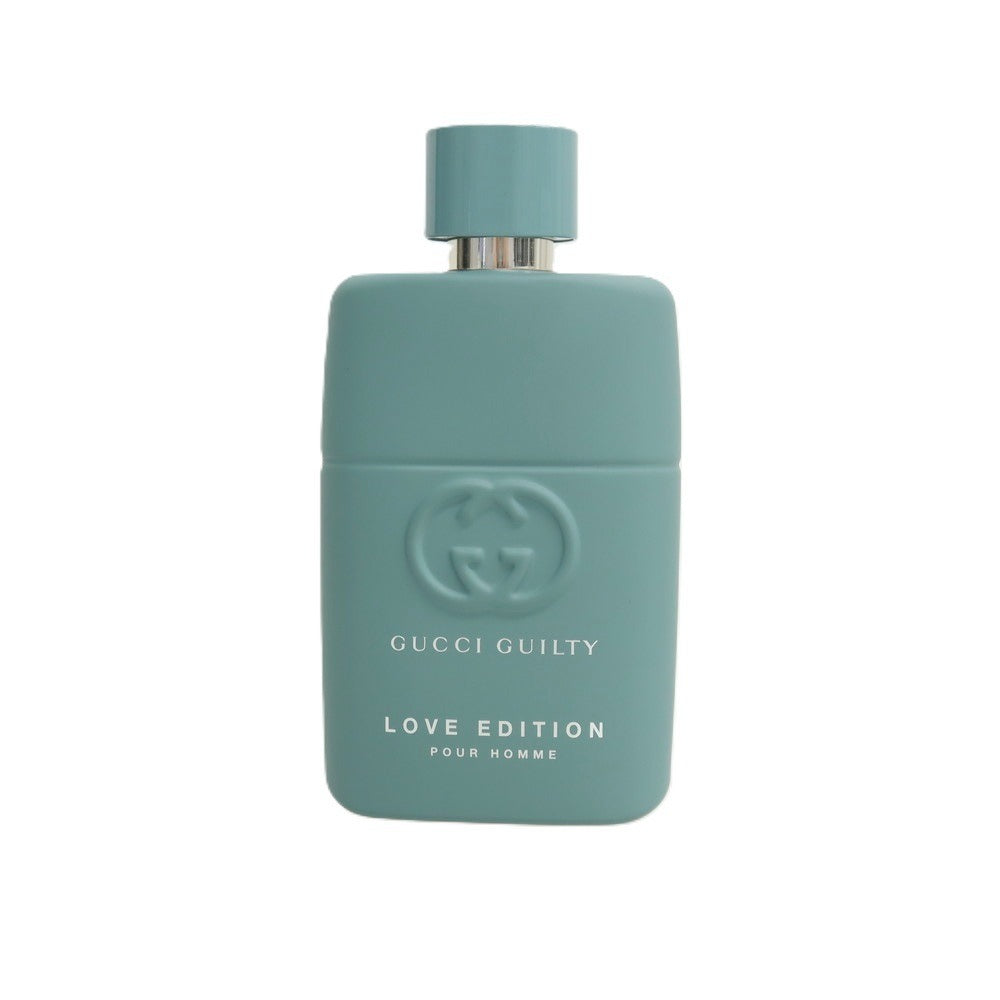 【中古】グッチ GUCCI GUILTY LOVE EDITION ギルティ ラブ エディション プールオム オードパルファム 香水 グリーンブルーxシルバー【サイズ50ml】【 状態ランクA 】【 メンズ 】