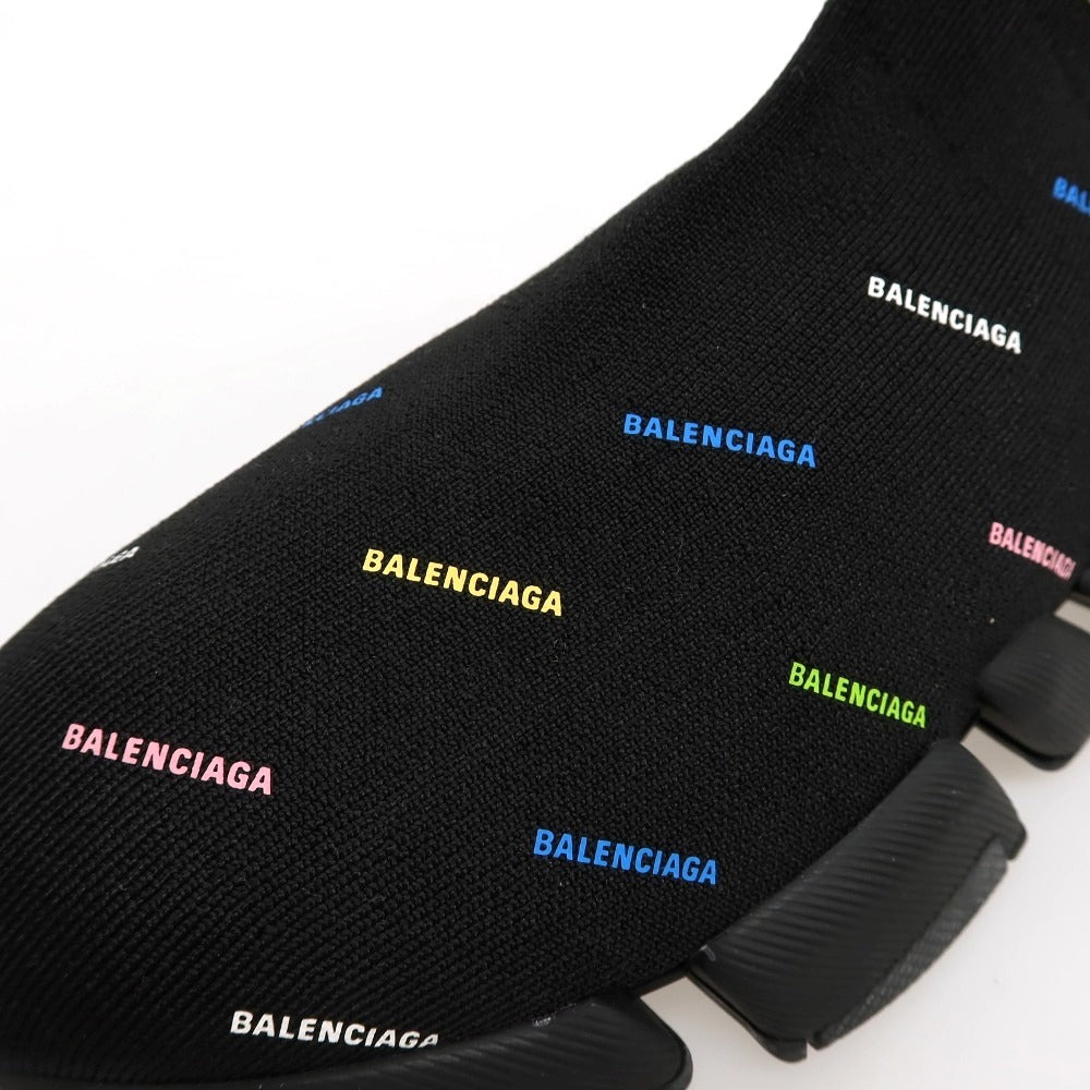【中古】【未使用】バレンシアガ BALENCIAGA SPEED 2.0 617239 リサイクルニット スニーカー ブラック【サイズJP 27.5】【 状態ランクS 】【 メンズ 】