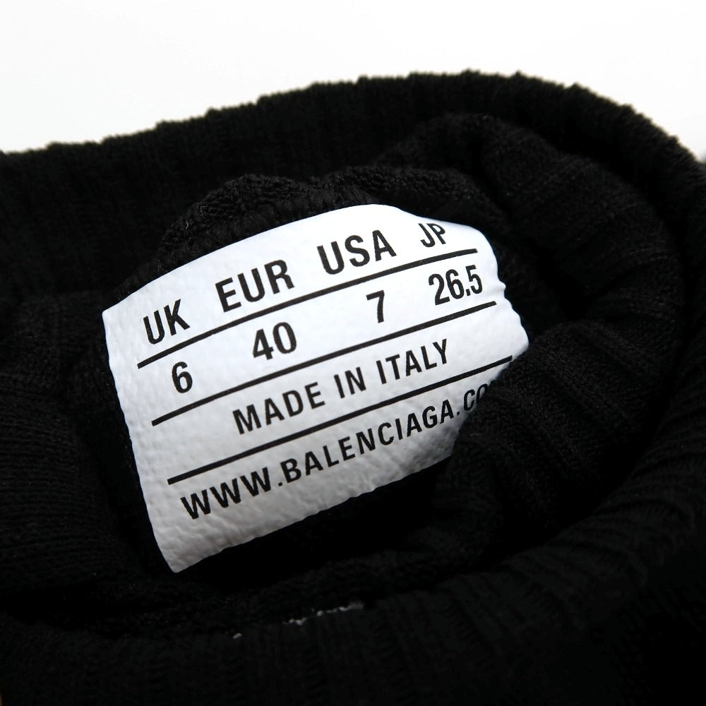 【中古】【未使用】バレンシアガ BALENCIAGA SPEED 3.0 654532 リサイクルニット スニーカー ブラック【サイズJP 26.5】【 状態ランクS 】【 メンズ 】