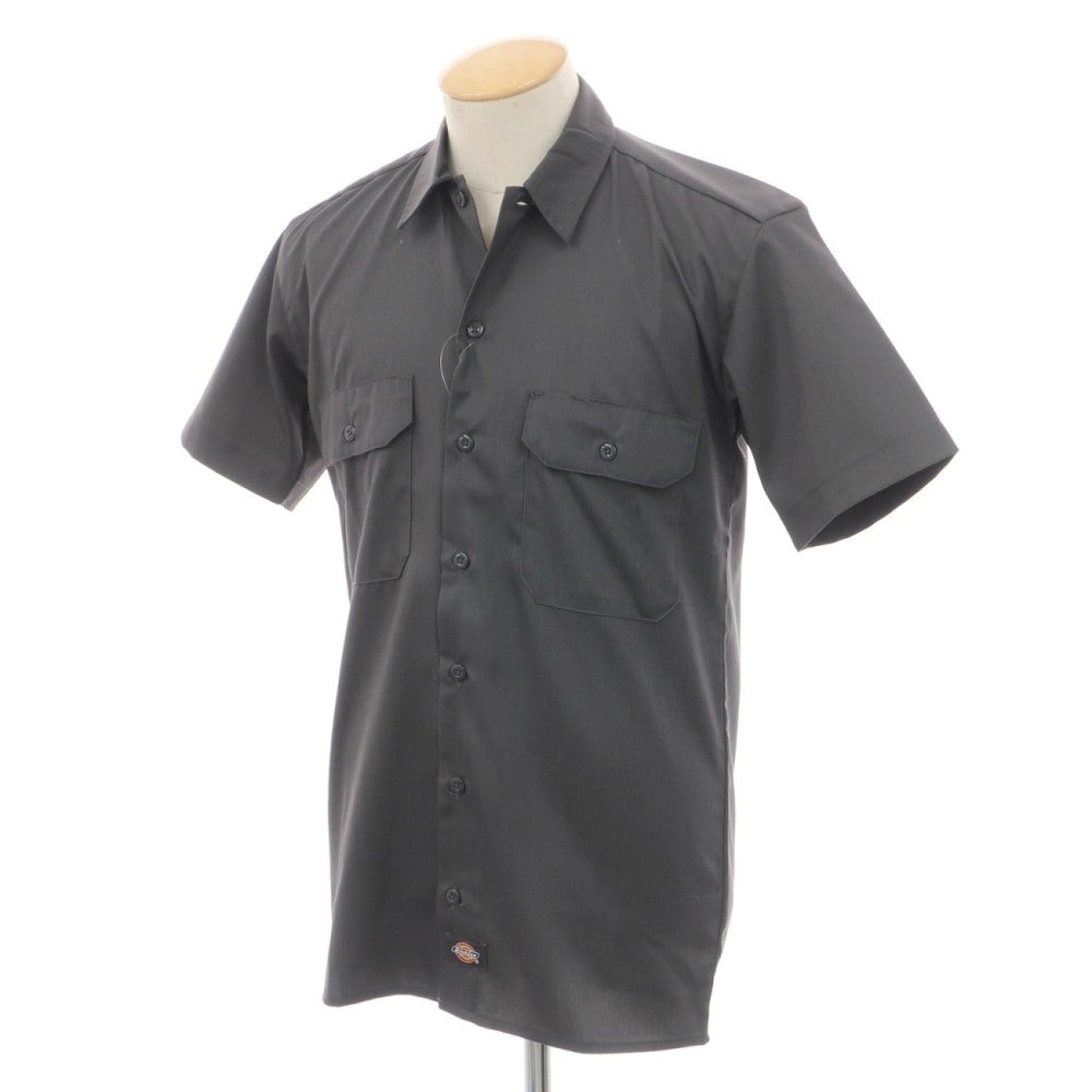 【中古】ディッキーズ Dickies ICONS ポリエステルコットン 半袖シャツ ワークシャツ グレー【サイズXS】【 状態ランクB 】【 メンズ 】