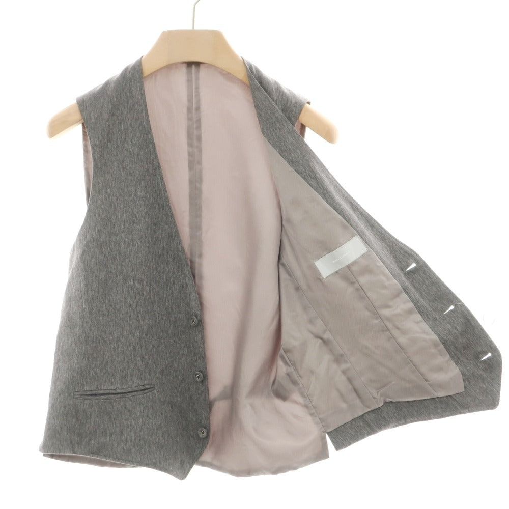 【中古】リングヂャケット RING JACKET コットン メランジ ドレス系ジレ ベスト グレー【サイズL】【 状態ランクB 】【 メンズ 】