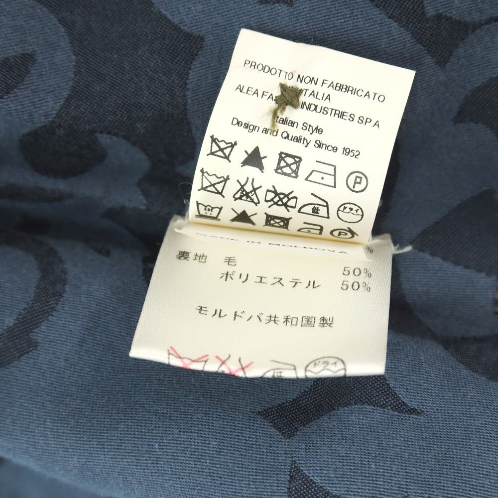 【中古】ジーブイコンテ G.V.CONTE ウール カジュアル系ジレ ベスト オリーブグリーン【サイズS】【 状態ランクC 】【 メンズ 】