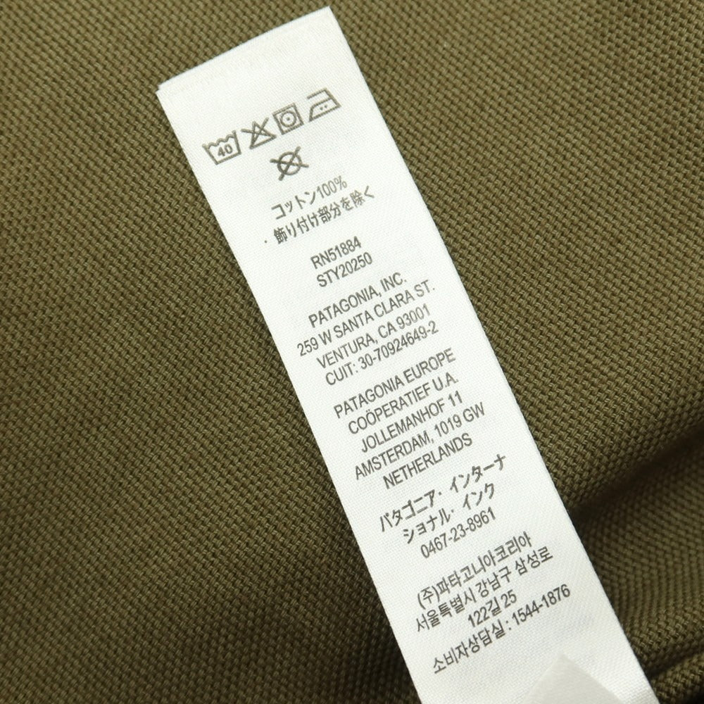 【中古】パタゴニア patagonia コットン ポイント レイズ キャンバスジャケット オリーブグリーン【サイズS】【 状態ランクB 】【 メンズ 】