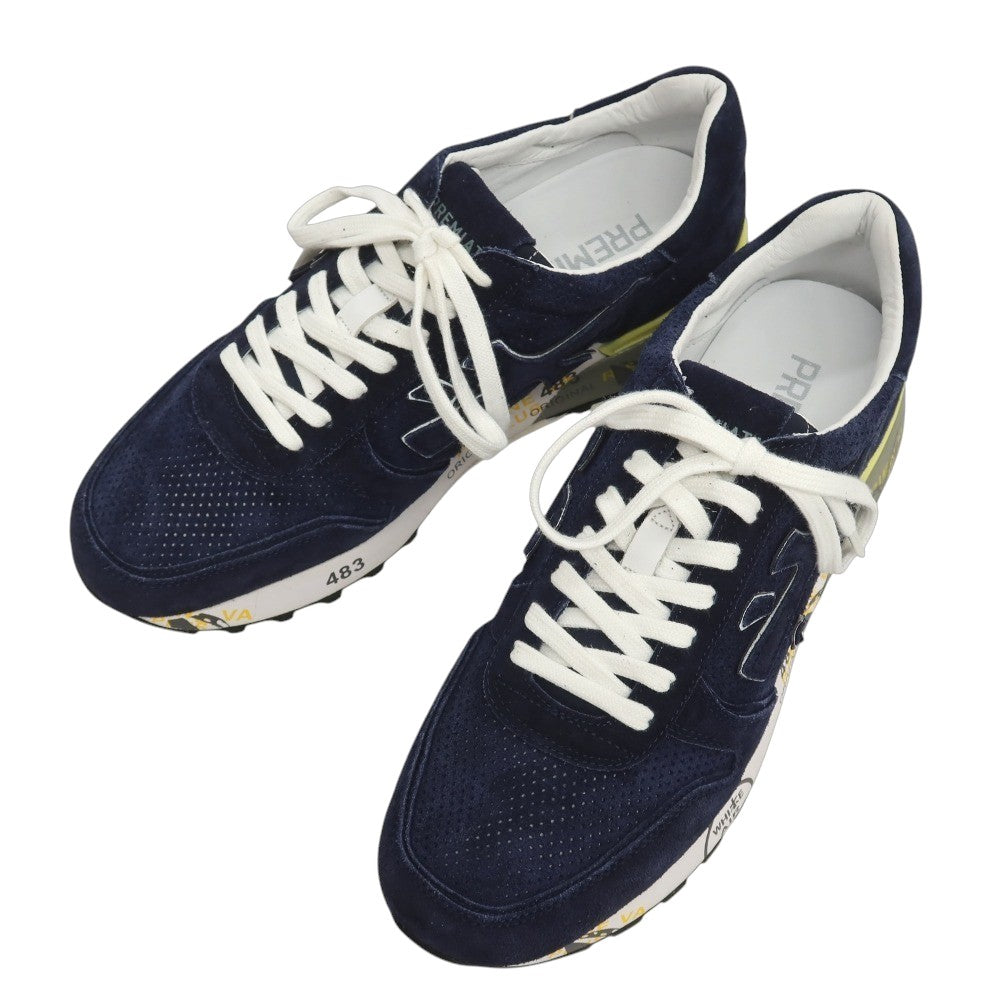 【中古】プレミアータ PREMIATA MICK 5688 スエード スニーカー ネイビー【サイズ42】【 状態ランクA 】【 メンズ 】