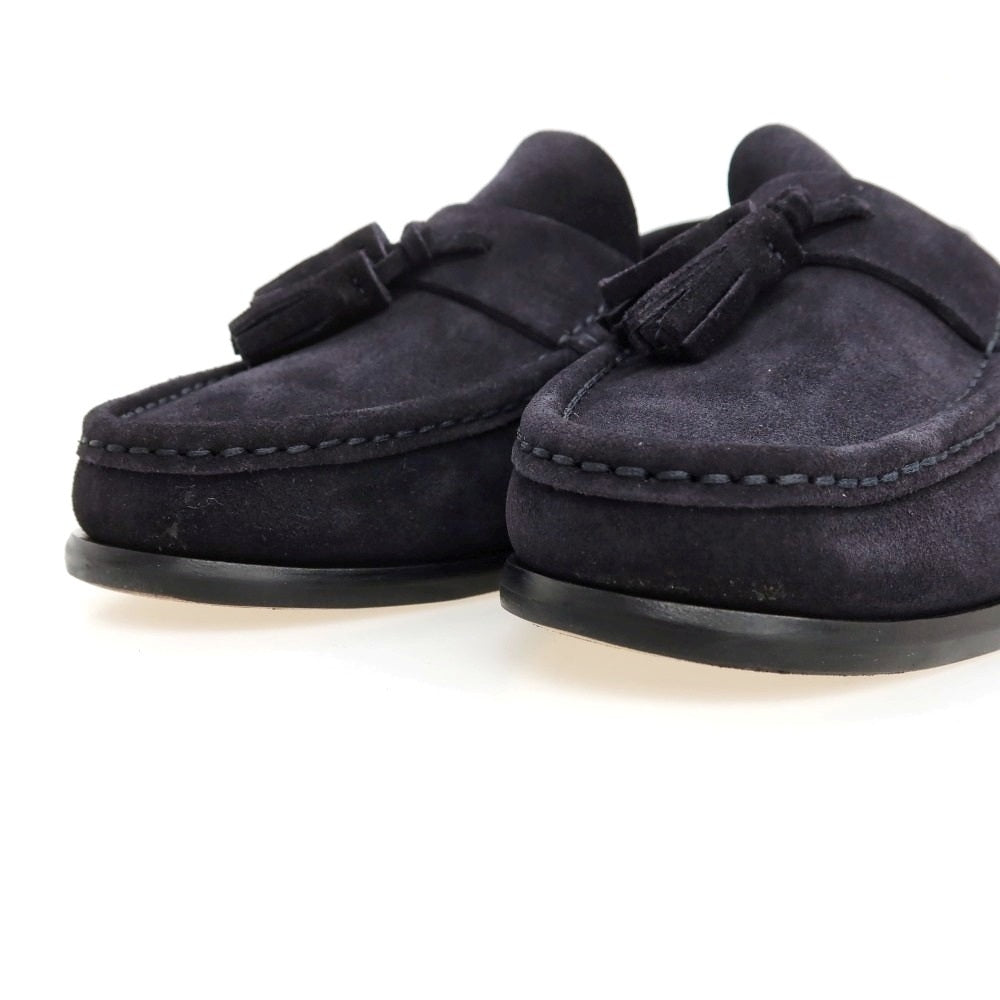 【新品】イルモカシーノ IL MOCASSINO スエード ローファー ネイビー【サイズ39】【 状態ランクN 】【 メンズ 】
