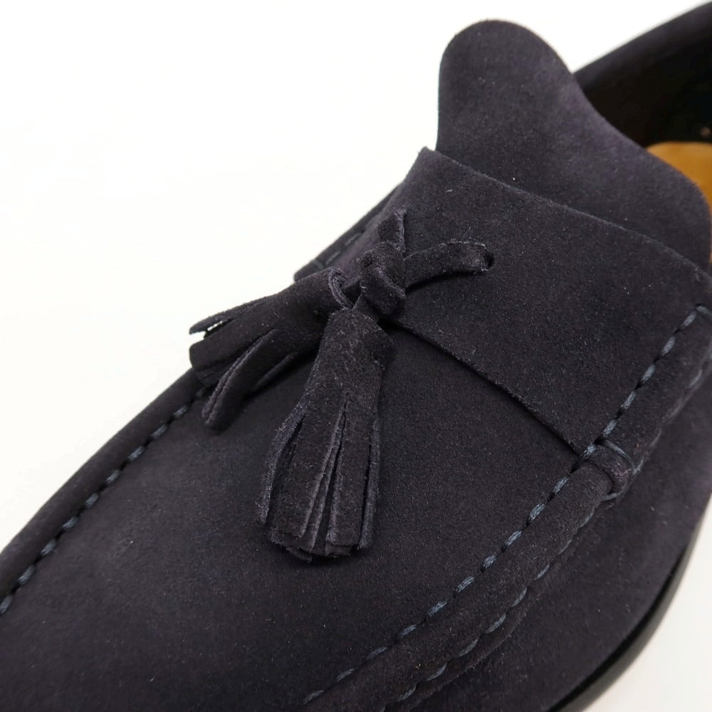 【新品】イルモカシーノ IL MOCASSINO スエード ローファー ネイビー【サイズ39】【 状態ランクN 】【 メンズ 】