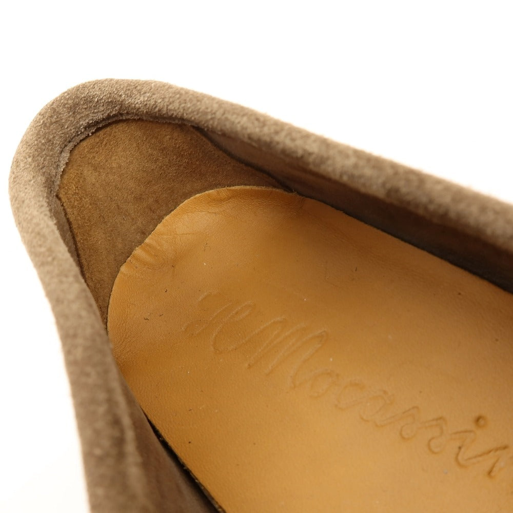 【新品アウトレット】イルモカシーノ IL MOCASSINO スエード ローファー カーキブラウン【サイズ42】【 状態ランクN- 】【 メンズ 】