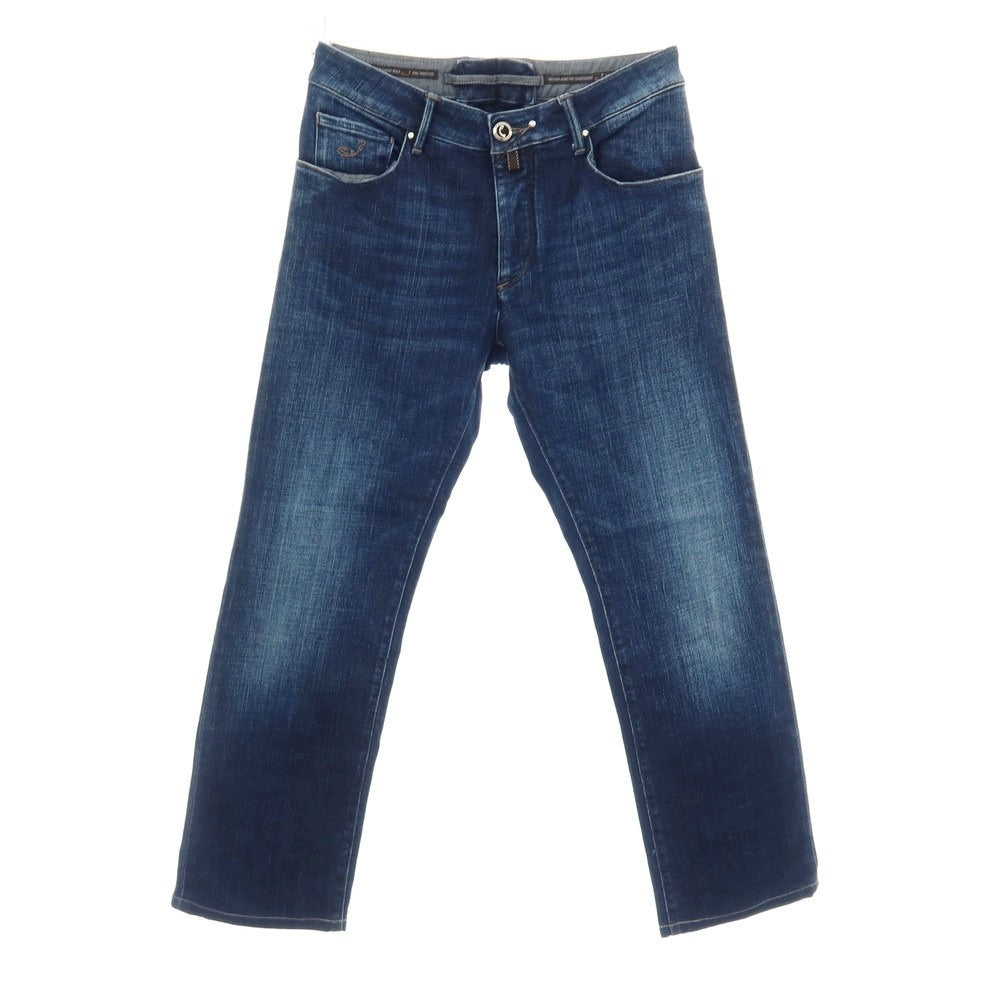 【中古】ヤコブコーエン JACOB COHEN J620 PHILOSOPHY ストレッチ コットン デニムパンツ ジーンズ ネイビー【サイズ32】【 状態ランクB 】【 メンズ 】