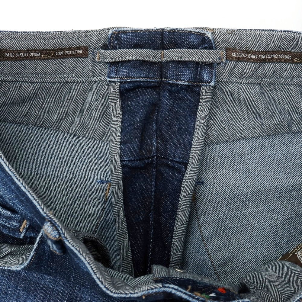 【中古】ヤコブコーエン JACOB COHEN J620 PHILOSOPHY ストレッチ コットン デニムパンツ ジーンズ ネイビー【サイズ32】【 状態ランクB 】【 メンズ 】