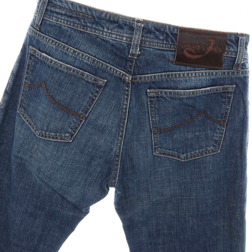 【中古】ヤコブコーエン JACOB COHEN J620 コットン デニムパンツ ジーンズ ネイビー【サイズ32】【 状態ランクB 】【 メンズ 】