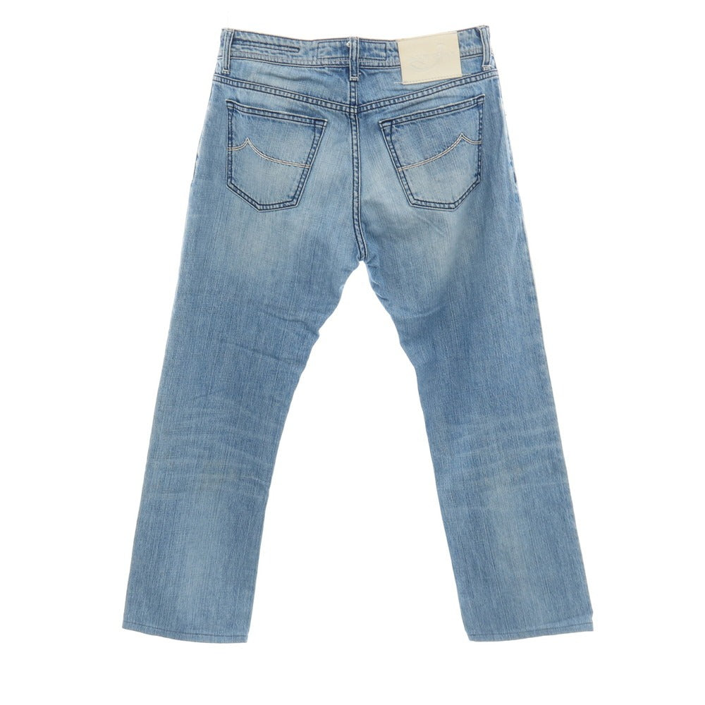 【中古】ヤコブコーエン JACOB COHEN J620 コットン デニムパンツ ジーンズ ライトブルー【サイズ32】【 状態ランクC 】【 メンズ 】