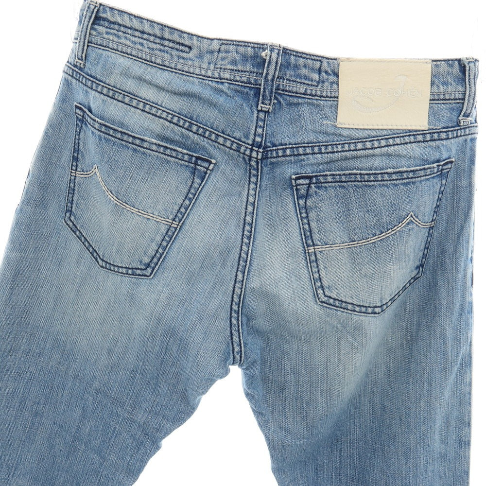 【中古】ヤコブコーエン JACOB COHEN J620 コットン デニムパンツ ジーンズ ライトブルー【サイズ32】【 状態ランクC 】【 メンズ 】