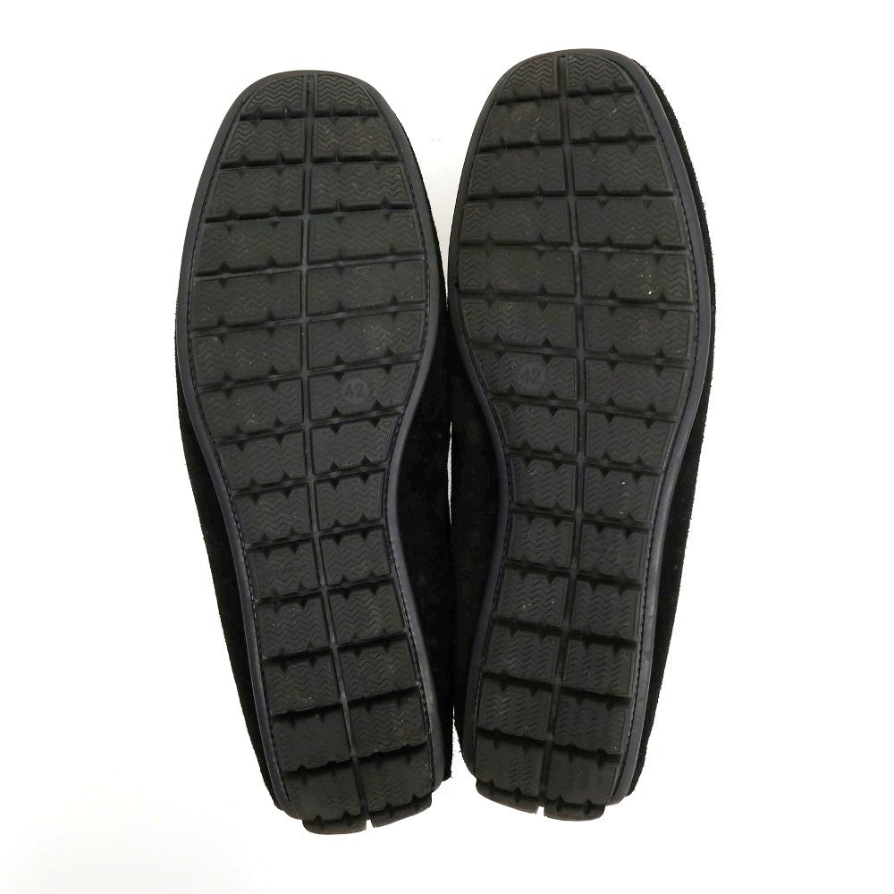 【中古】アンジェロパロッタ ANGELO PALLOTTA スエード ドライビングシューズ ブラック【サイズ42】【 状態ランクC 】【 メンズ 】
