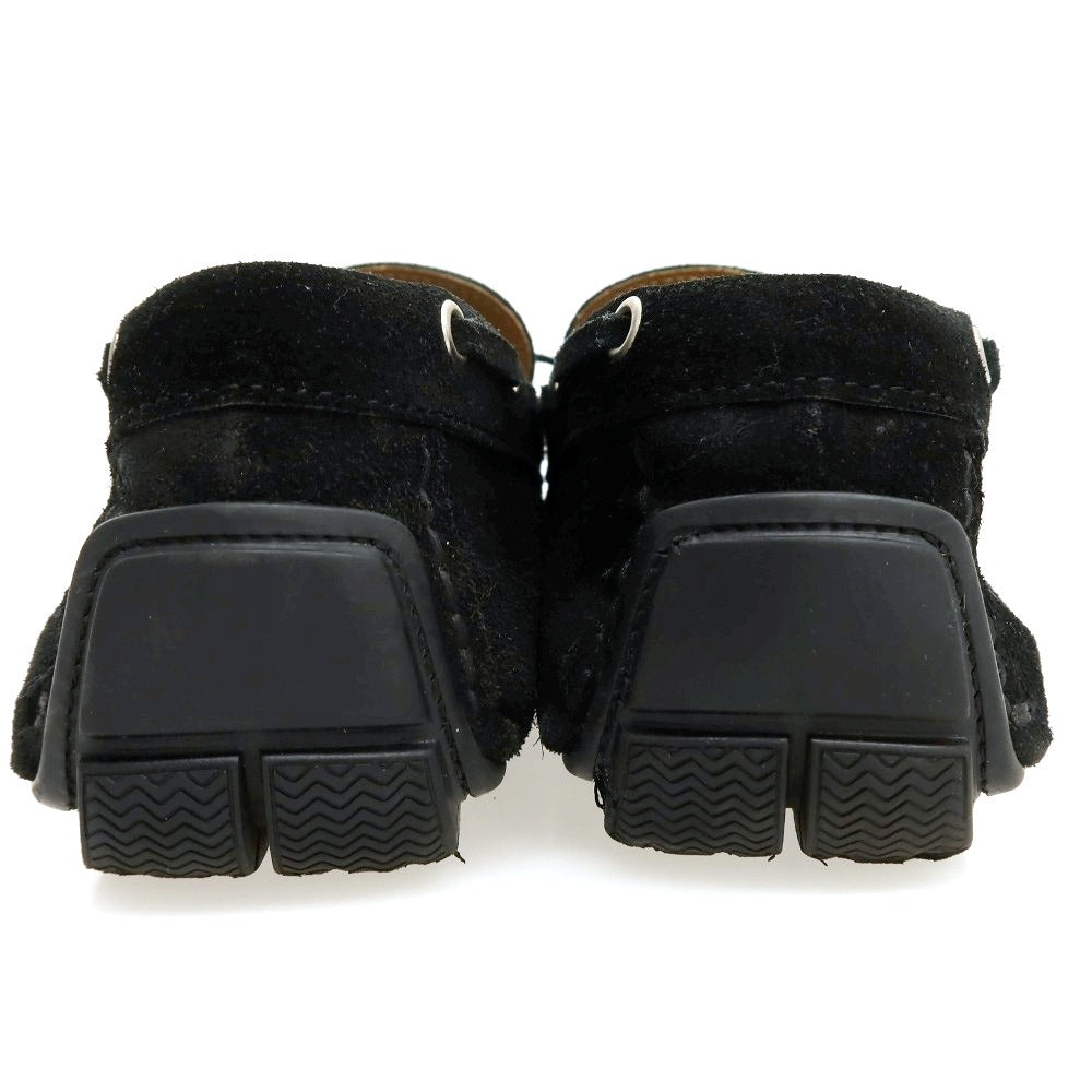 【中古】アンジェロパロッタ ANGELO PALLOTTA スエード ドライビングシューズ ブラック【サイズ42】【 状態ランクC 】【 メンズ 】