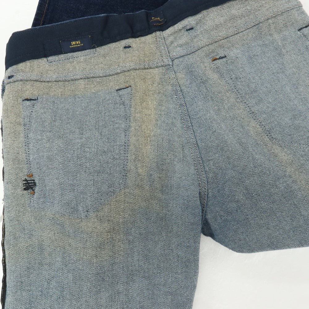 【中古】ピーティーゼロチンクエ PT05 SWING ストレッチ コットン デニムパンツ ジーンズ ネイビー【サイズ33】【 状態ランクC 】【 メンズ 】