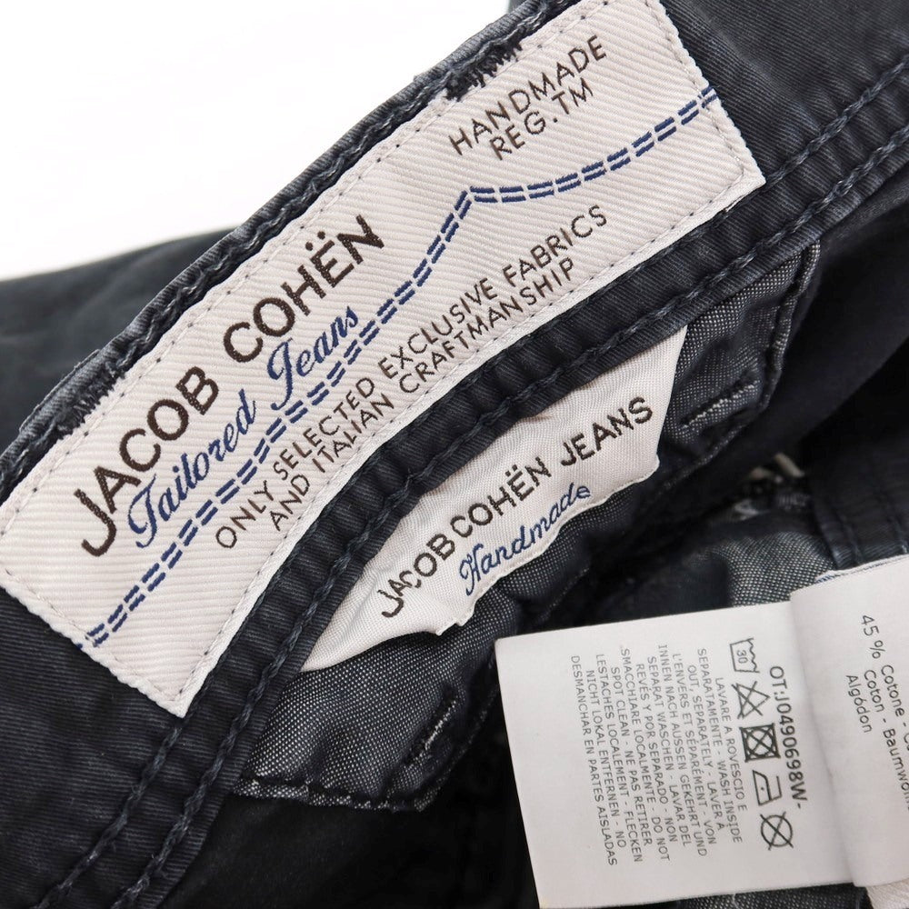 【中古】ヤコブコーエン JACOB COHEN PW6636 ストレッチ コットン ショートパンツ ブラック【サイズ36】【 状態ランクB 】【 メンズ 】