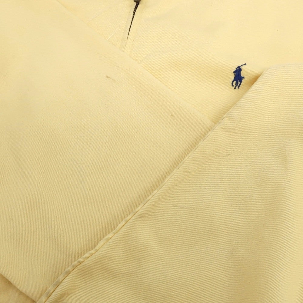 【中古】ポロ ラルフローレン Polo Ralph Lauren コットン スイングトップ ドリズラー クリームイエロー【サイズL】【 状態ランクC 】【 メンズ 】