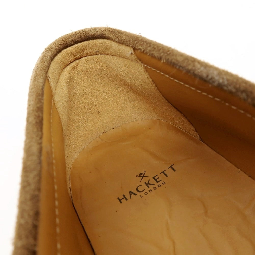 【中古】ハケットロンドン HACKETT LONDON HMS21361 スエード スリッポン ブラウンベージュ【サイズ41】【 状態ランクB 】【 メンズ 】