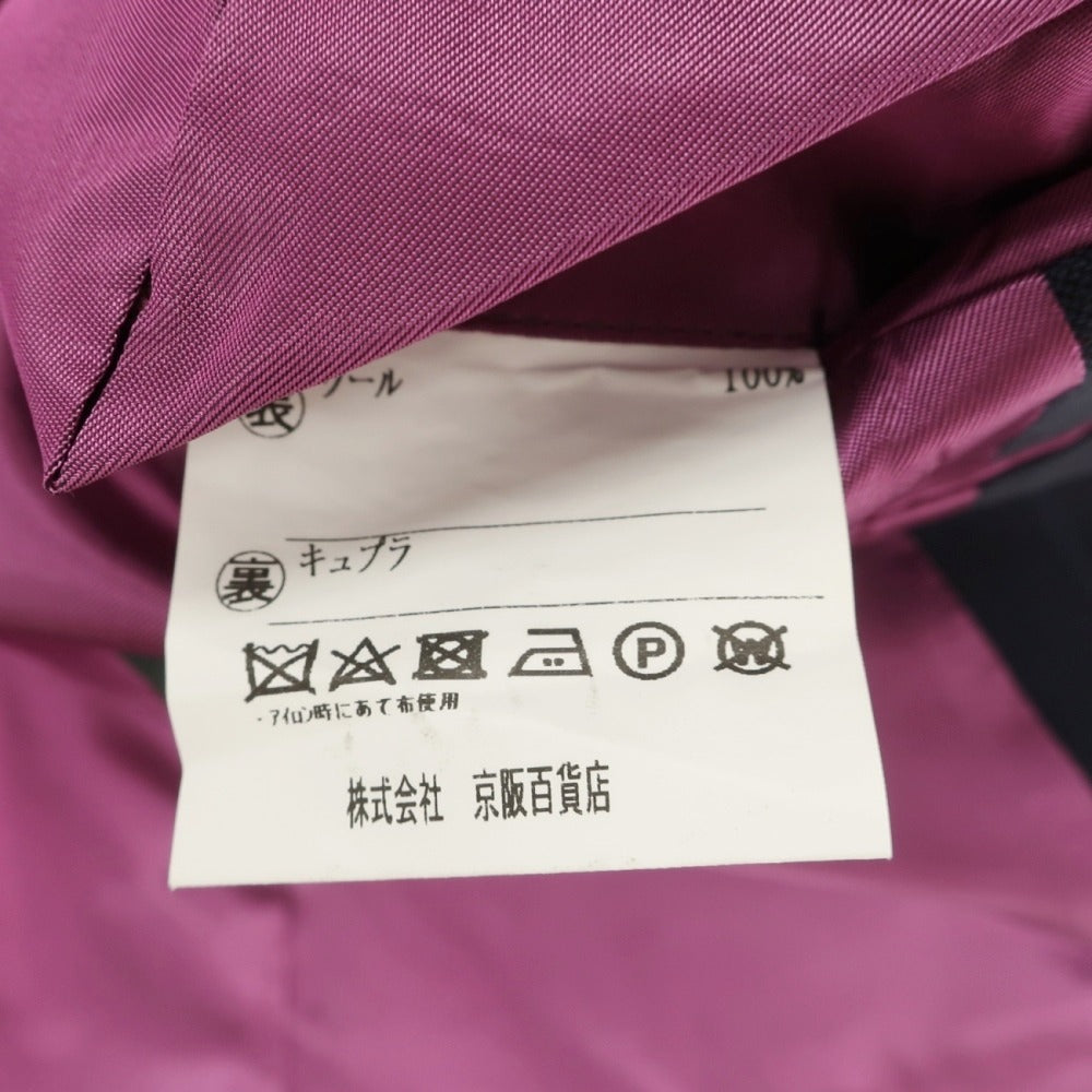 【中古】トラディショナルスタンダード Traditional Standard ウール チェック 2つボタンスーツ ネイビーxレッド【サイズ表記なし(M位)】【 状態ランクB 】【 メンズ 】
