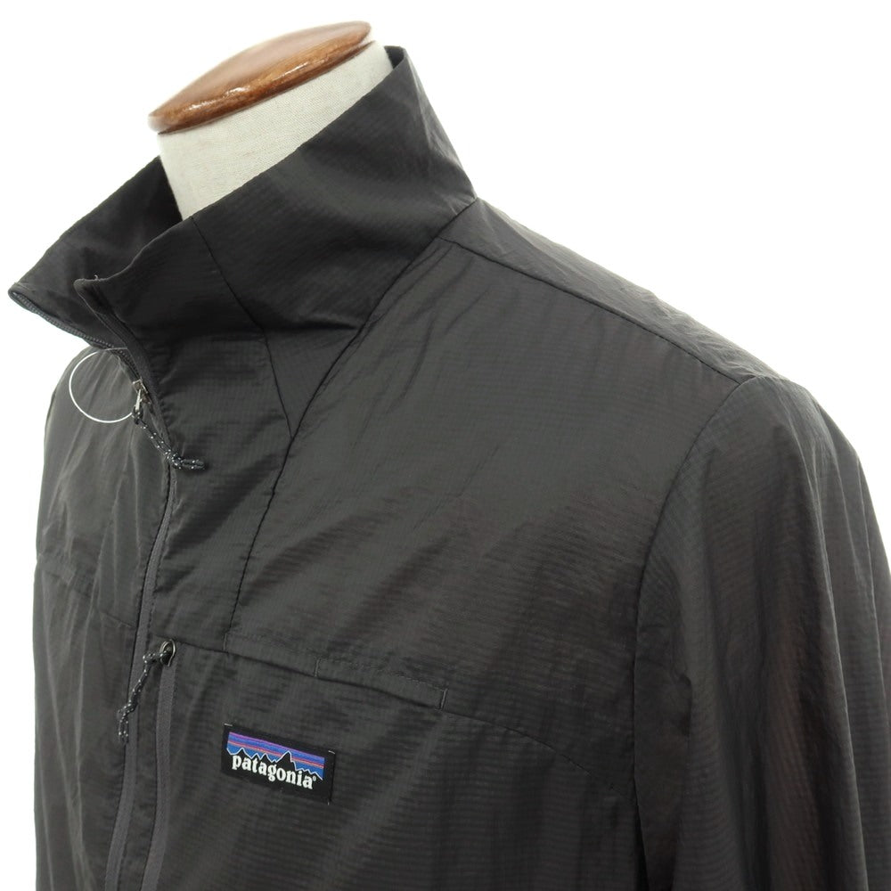 【中古】パタゴニア patagonia ナイロン ポケッタブル フーディニ ハーフジップ プルオーバー シェルジャケット ウィンドブレーカー ダークグレー【サイズM】【 状態ランクA 】【 メンズ 】