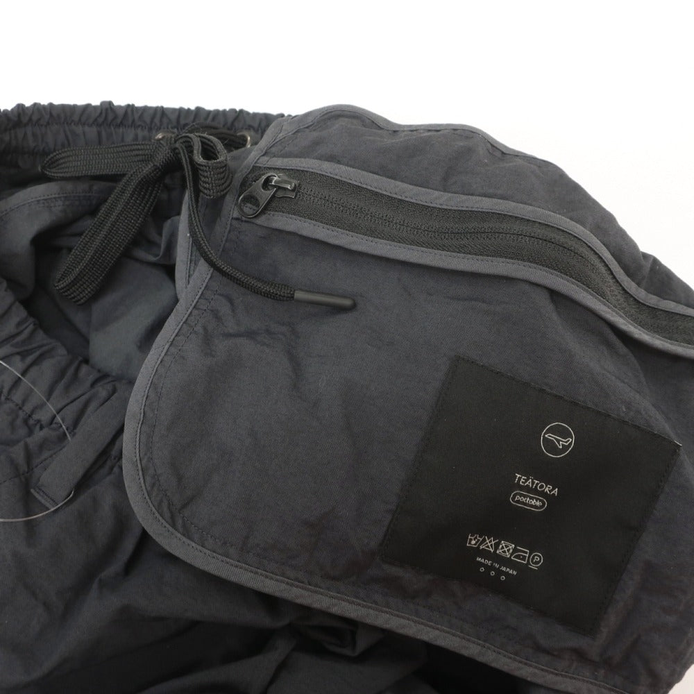 【中古】テアトラ TEATORA Wallet Pants P TT-004-P ナイロン イージーパンツ ブラック【サイズ3】【 状態ランクB 】【 メンズ 】