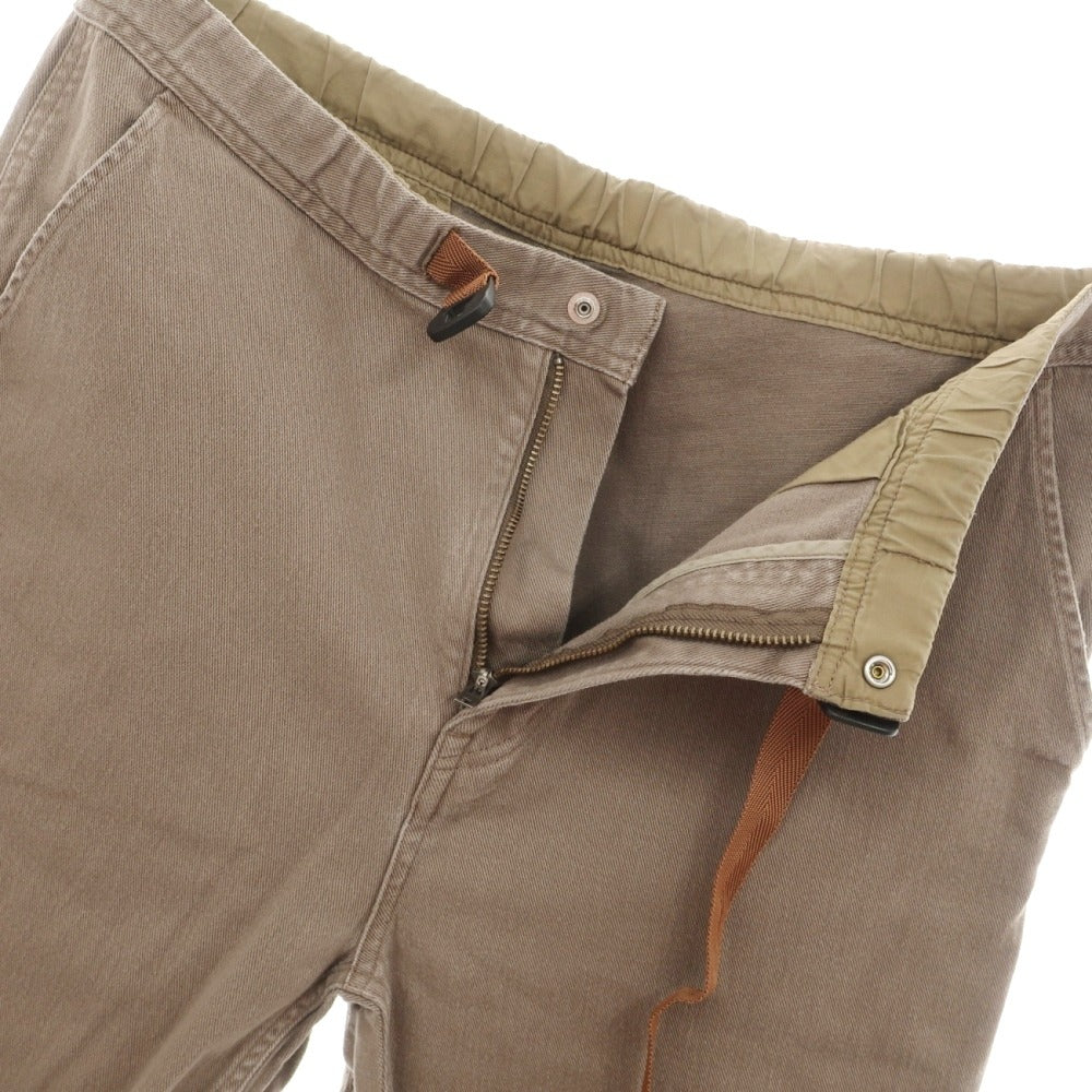 【中古】ノンネイティブ nonnative × グラミチ × BEAUTY&YOUTH UNITED ARROWS ストレッチ コットン イージーパンツ アッシュブラウン【サイズ3】【 状態ランクB 】【 メンズ 】