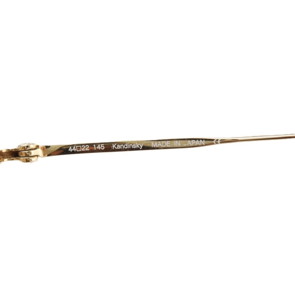 【中古】ユウイチ トヤマ YUICHI TOYAMA U-152 Kandinsky メガネ ゴールドxブラック【サイズ44□22_145】【 状態ランクA 】【 メンズ 】
