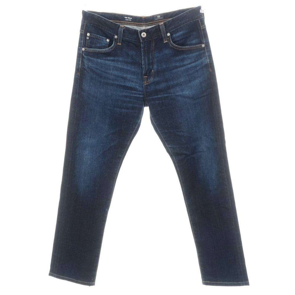 【中古】エージー アドリアーノゴールドシュミット AG Adriano Goldschmied THE TELLIS ストレッチ デニムパンツ ジーンズ ネイビー【サイズ32】【 状態ランクC 】【 メンズ 】