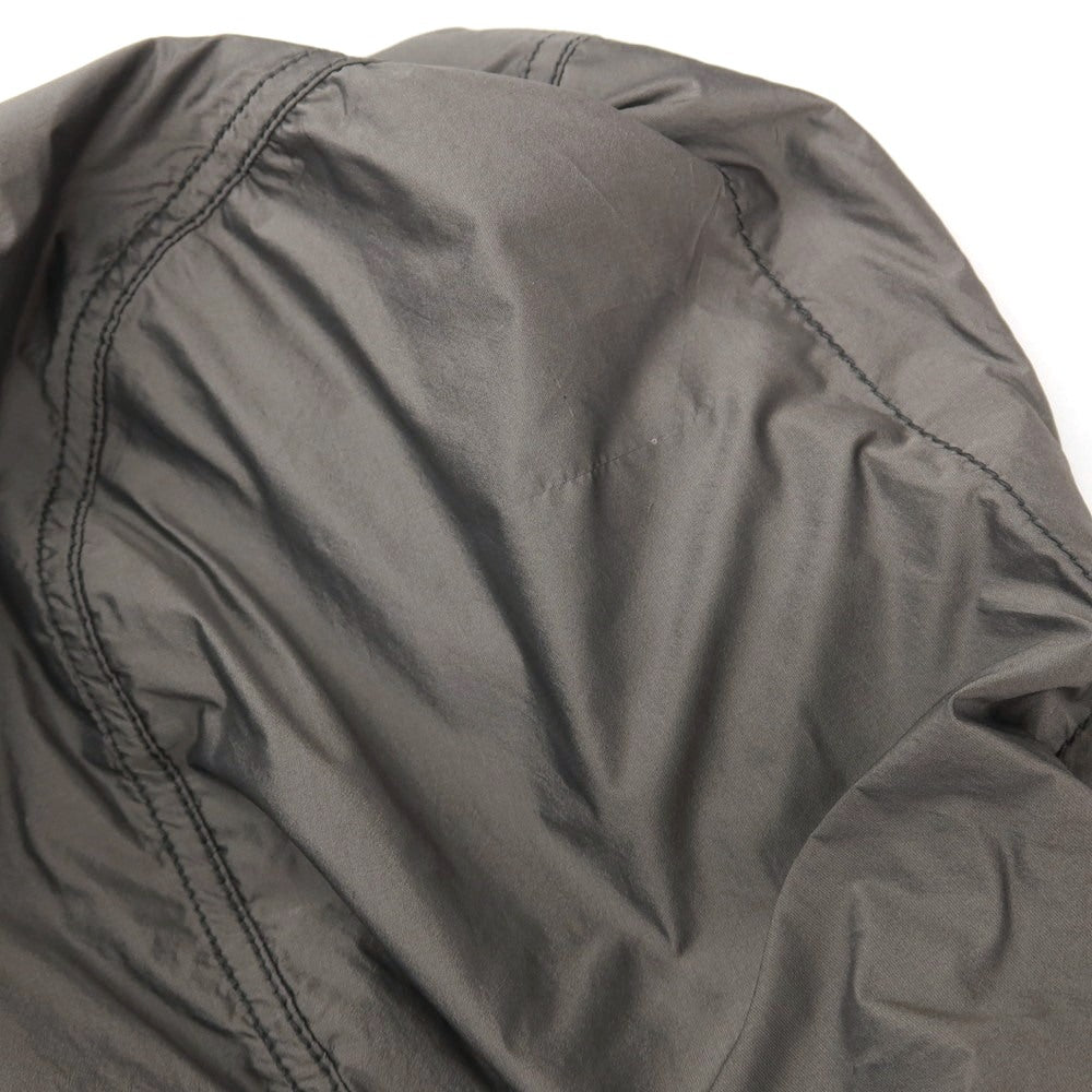 【中古】アルマーニ コレッツォーニ ARMANI COLLEZIONI ポリエステル ダブルジップ フーデッドブルゾン グレー【サイズ46】【 状態ランクC 】【 メンズ 】