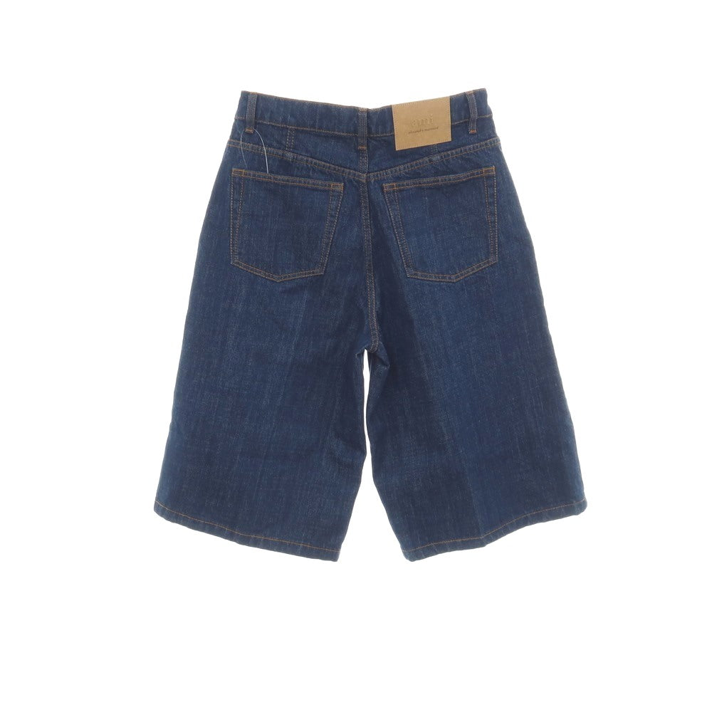 【中古】アミ アレクサンドルマテュッシ AMI Alexandre Mattiussi コットン デニム ハーフパンツ ネイビー【サイズ28】【 状態ランクB 】【 メンズ 】