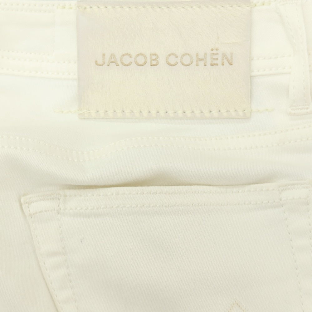 【中古】ヤコブコーエン JACOB COHEN NICK ストレッチ コットンポリエステル デニムパンツ ホワイト【サイズ31】【 状態ランクC 】【 メンズ 】