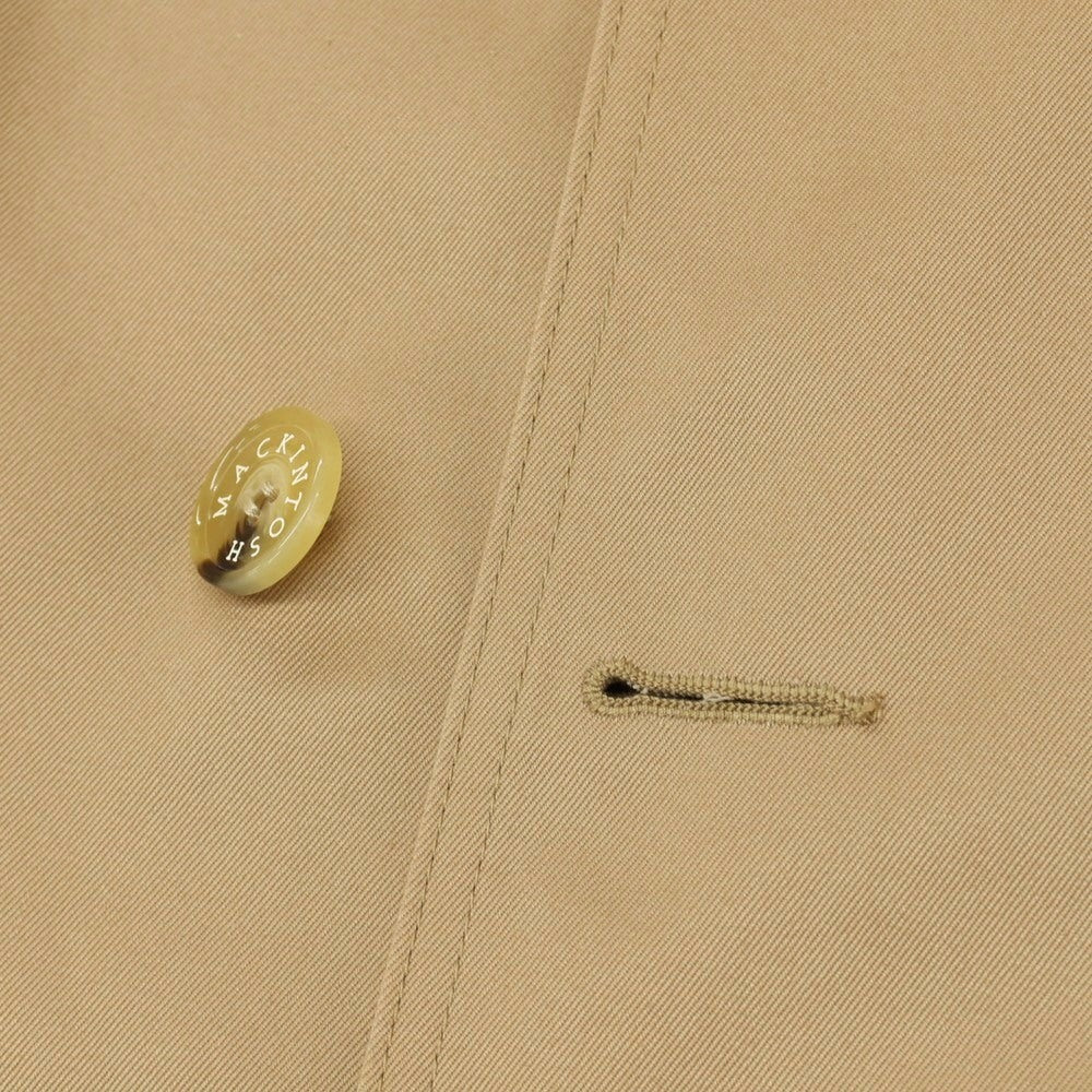 【中古】マッキントッシュ Mackintosh EDIFICE別注 BALNAMOON コットンポリエステル ステンカラーコート ベージュ【サイズ36】【 状態ランクB 】【 メンズ 】