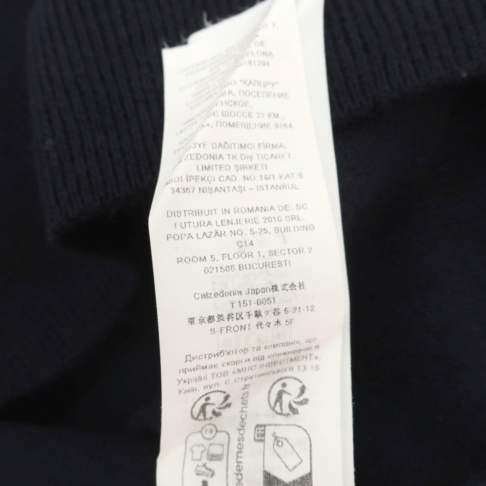 【中古】ファルコネリ Falconeri カシミヤ モックネック プルオーバーニット ネイビー【サイズ46】【 状態ランクC 】【 メンズ 】