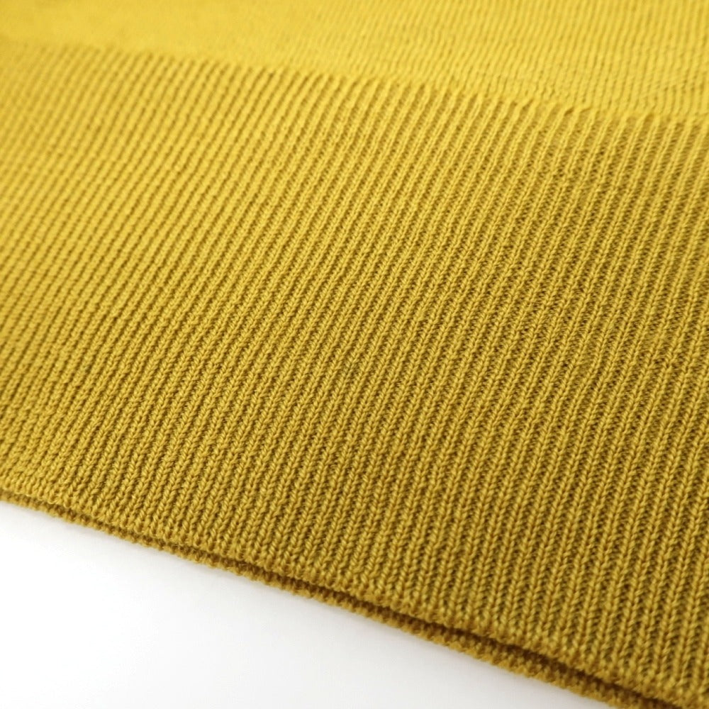 【中古】ジョンスメドレー JOHN SMEDLEY ハイゲージ ウール ニット カーディガン マスタードイエロー【サイズM】【 状態ランクB 】【 メンズ 】