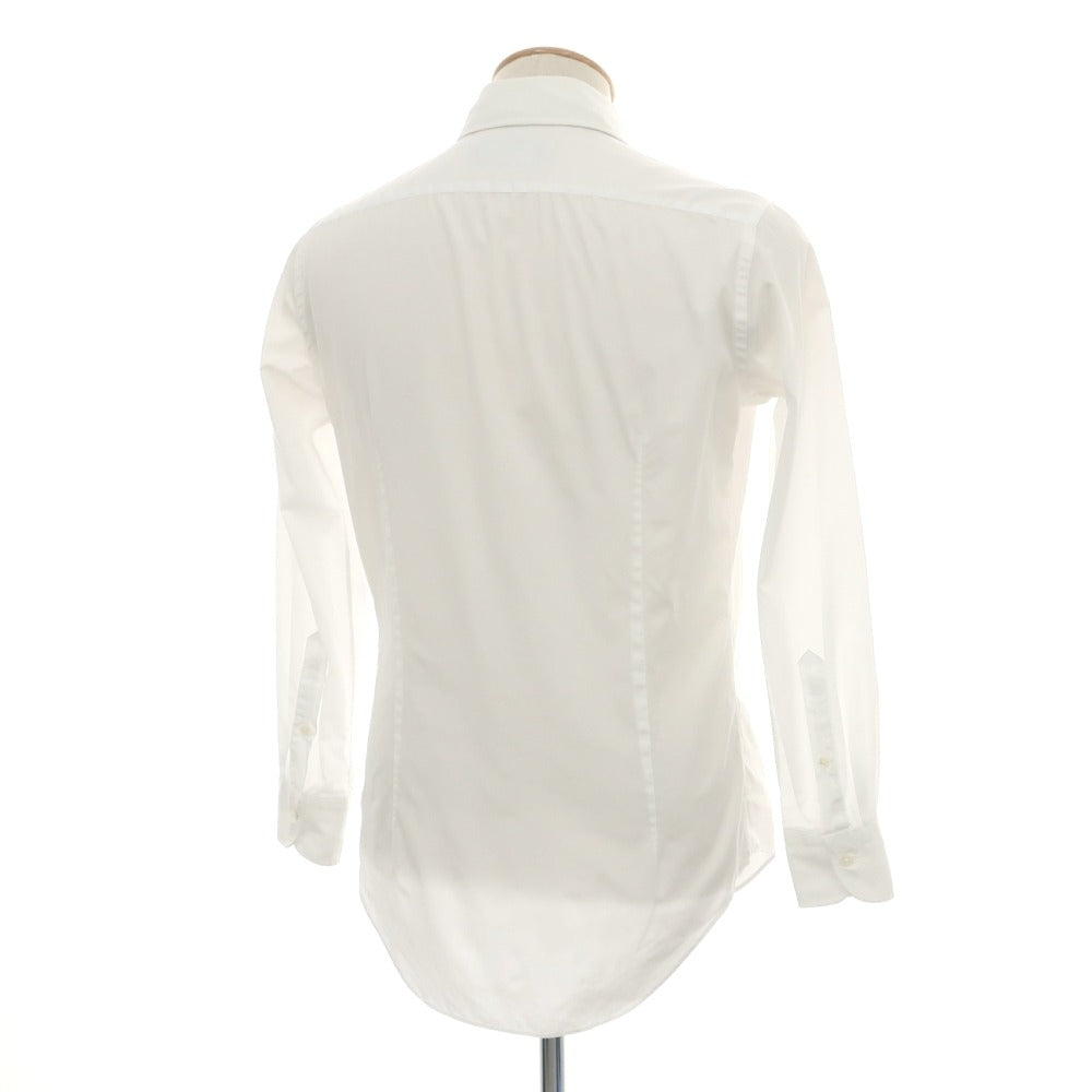 【中古】メイカーズシャツ カマクラ Makers Shirt 鎌倉 コットン ワイドカラー ドレスシャツ ホワイト【サイズ37】【 状態ランクC 】【 メンズ 】