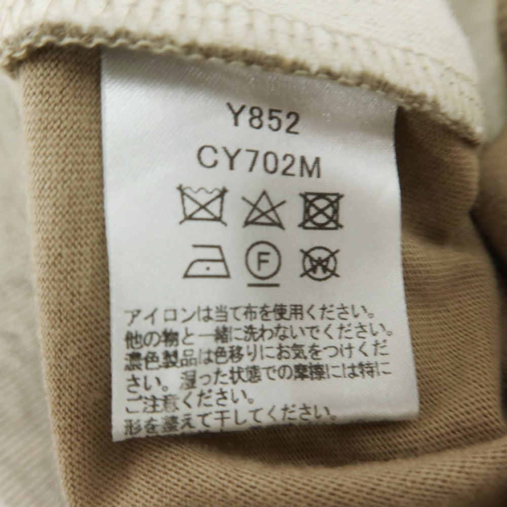 【中古】スリードッツ three dots コットンヤク ジップアップ パーカー ベージュ【 38/M 】【 状態ランクB 】【 メンズ 】