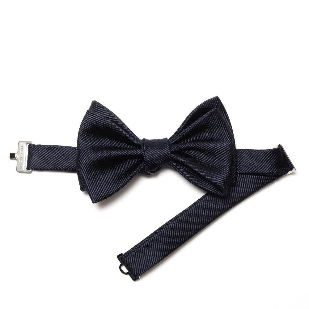 【新品】ココン COCON 刻々 - 無地|KOKKOKU SOLID 手結び ボウタイ 蝶ネクタイ ネイビー【 状態ランクN 】【 メンズ 】