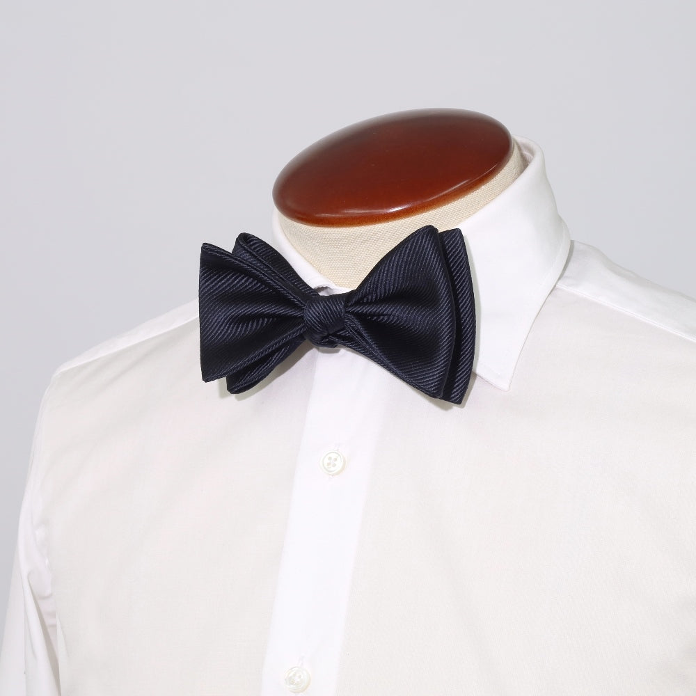 【新品】ココン COCON 刻々 - 無地|KOKKOKU SOLID 手結び ボウタイ 蝶ネクタイ ネイビー【 状態ランクN 】【 メンズ 】