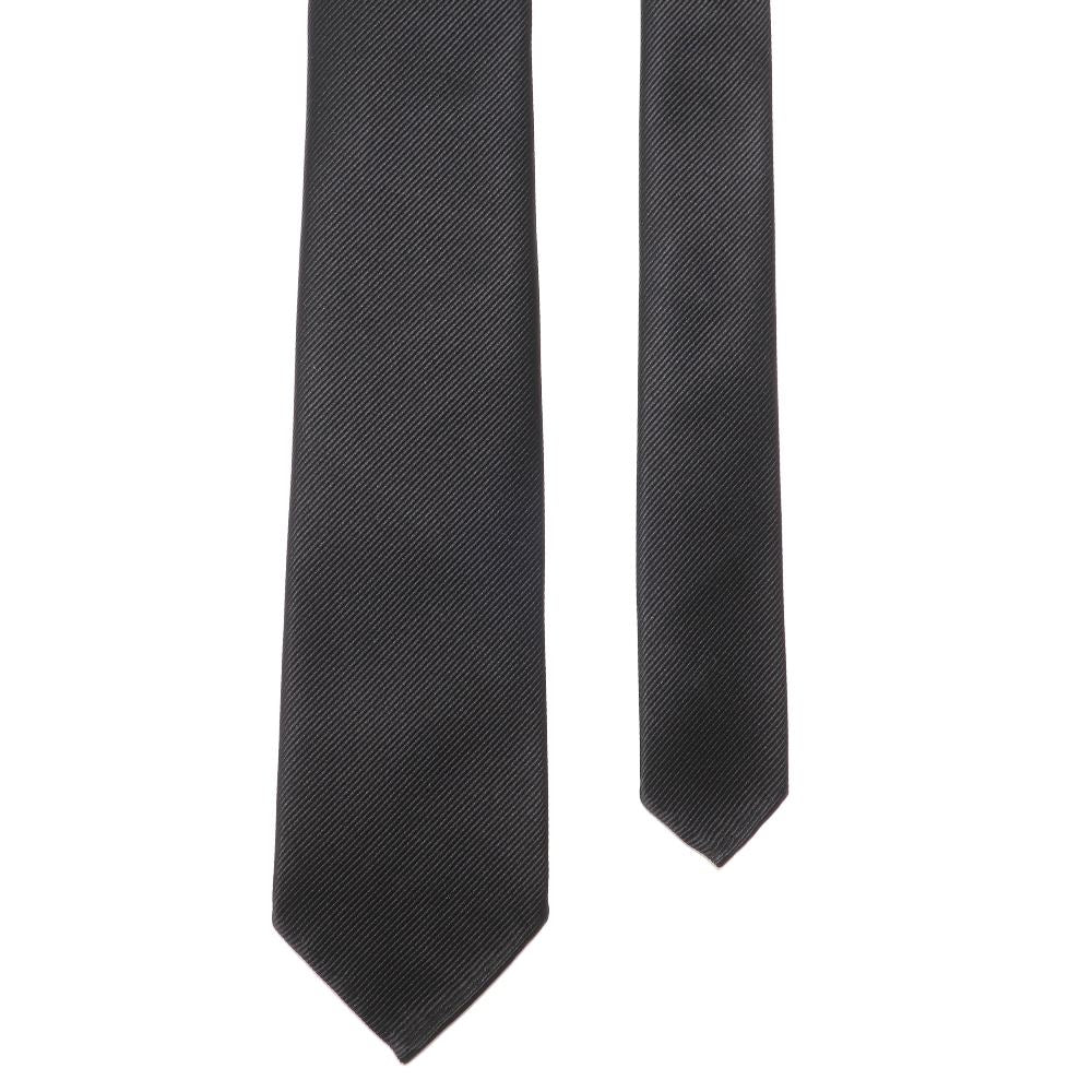 【新品】ココン COCON 刻々 - 無地|KOKKOKU SOLID 無地ネクタイ ハンドメイドセッテピエゲ ブラック(レベル7)【 状態ランクN 】【 メンズ 】