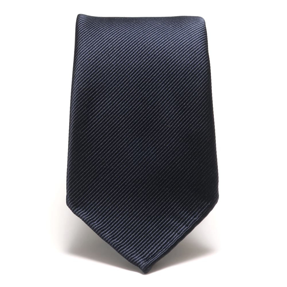 【新品】ココン COCON 刻々 - 無地|KOKKOKU SOLID 無地ネクタイ ハンドメイドセッテピエゲ ネイビー【 状態ランクN 】【 メンズ 】