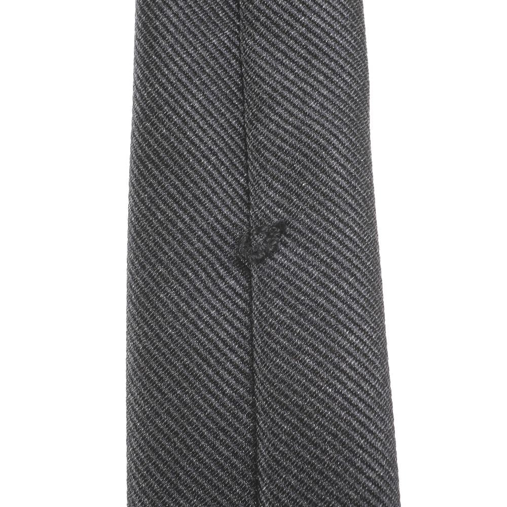 【新品】ココン COCON 刻々 - 無地|KOKKOKU SOLID 無地ネクタイ ハンドメイドトレピエゲ 杢チャコール【 状態ランクN 】【 メンズ 】