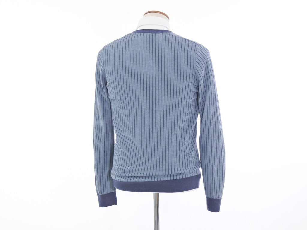 【中古】グランサッソ GRAN SASSO カーディガン
 ネイビーxダルサックス【サイズ50】【BLU】【S/S/A/W】【状態ランクB】【メンズ】
【769492】 EPD