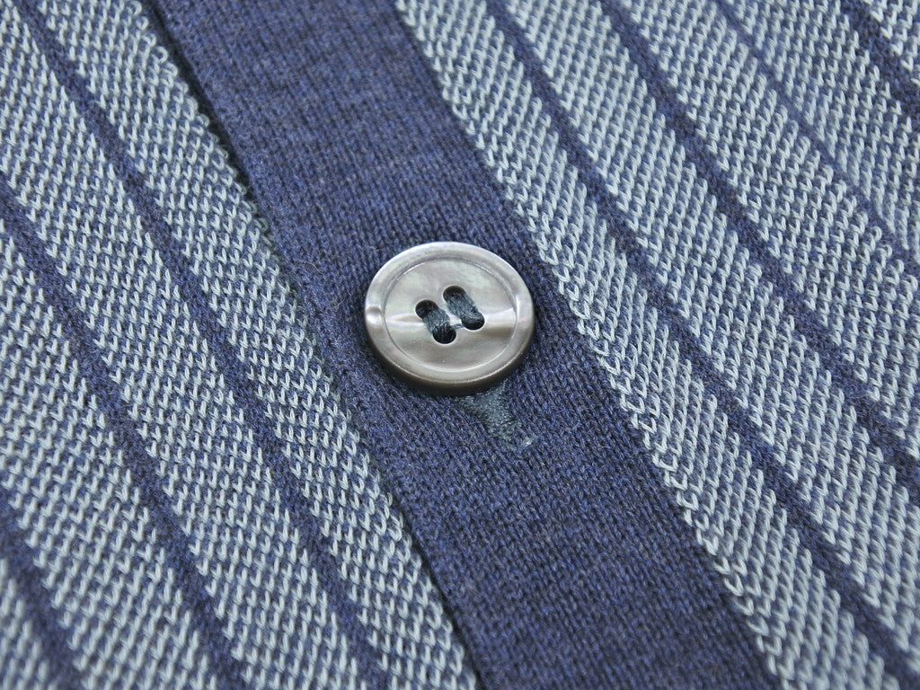 【中古】グランサッソ GRAN SASSO カーディガン
 ネイビーxダルサックス【サイズ50】【BLU】【S/S/A/W】【状態ランクB】【メンズ】
【769492】 EPD