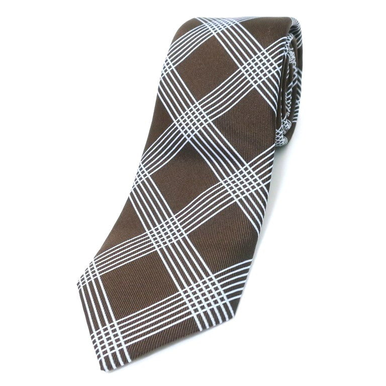 【中古】シップス SHIPS チェック柄ネクタイ
 ブラウンxサックス【BRW】【S/S/A/W】【状態ランクA】【メンズ】
【778892】 EPD