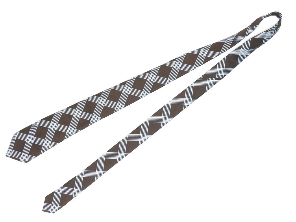 【中古】シップス SHIPS チェック柄ネクタイ
 ブラウンxサックス【BRW】【S/S/A/W】【状態ランクA】【メンズ】
【778892】 EPD