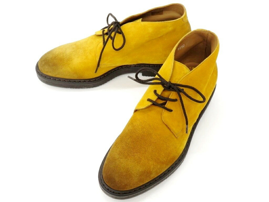 【新品】デュカルス DOUCALS ブーツ
 マスタード【サイズ40】【YEL】【A/W】【状態ランクN】【メンズ】 EPD