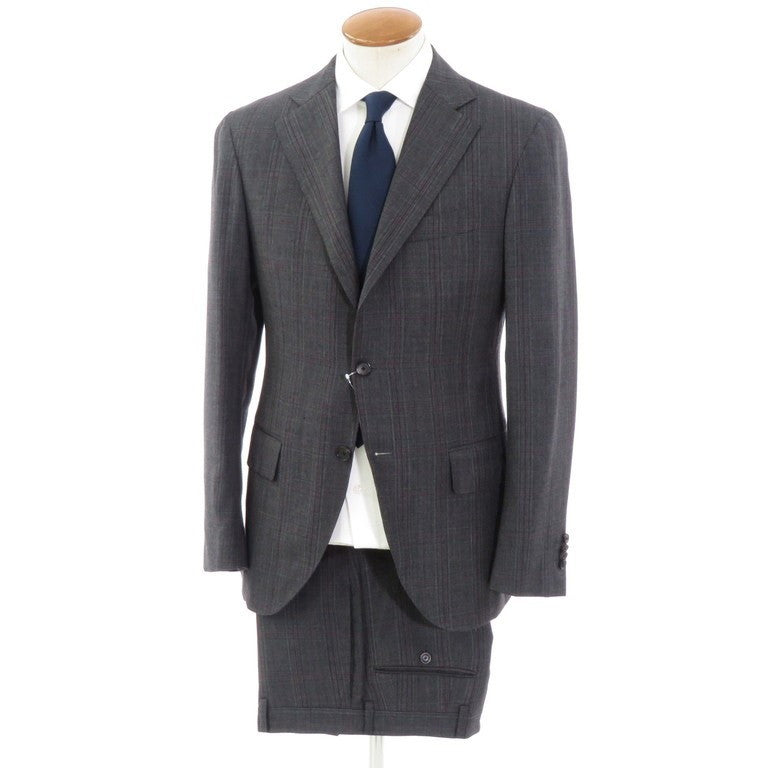 【中古】インベストメント クロージング INVESTMENT CLOTHING 3つボタンスーツ
 グレーxパープル【サイズ表記なし(M位)】【GRY】【A/W】【状態ランクB】【メンズ】
【778998】 EPD